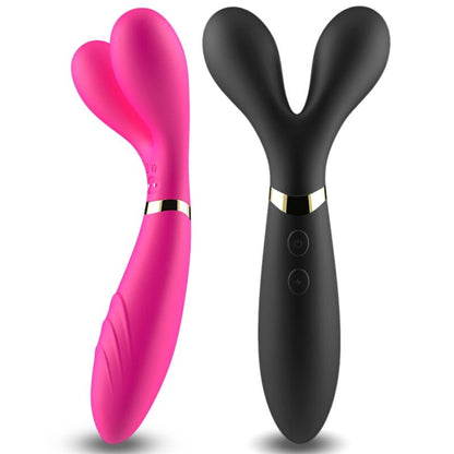 ARMONY - Y-WAND MASSAGER & VIBRATOR DUBBELHUVUD SVART