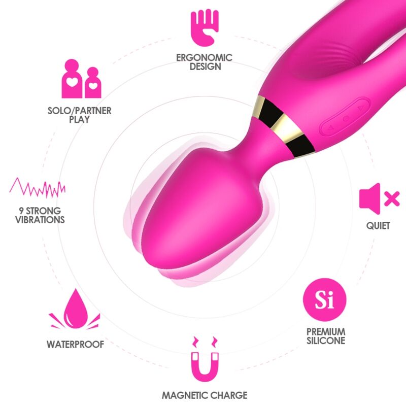 ARMONY - MASSAGEAPPARAT & VIBRATOR RABBIT FUCHSIA