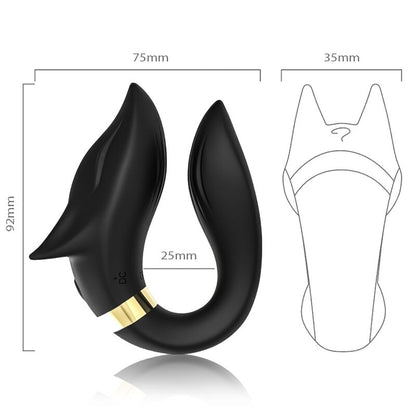ARMONY - FOX VIBRATOR FÖR PAR FJÄRRKONTROLL SVART