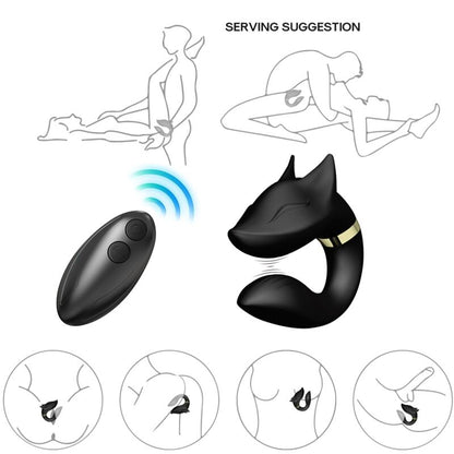 ARMONY - FOX VIBRATOR FÖR PAR FJÄRRKONTROLL SVART
