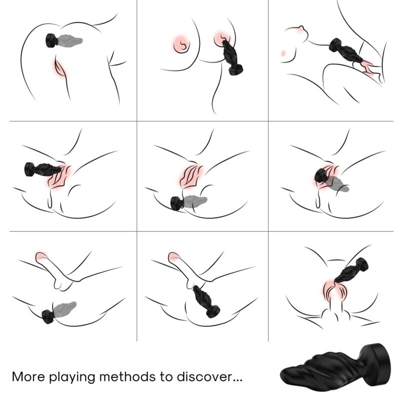 ARMONY - VIBRATOR & ANALPLUGG FJÄRRKONTROLL SVART