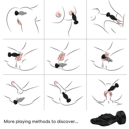 ARMONY - VIBRATOR & ANALPLUGG FJÄRRKONTROLL SVART