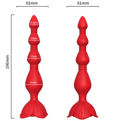 ARMONY - ROSA VIBRATOR PAGODA & RÖD ANALPLUGG