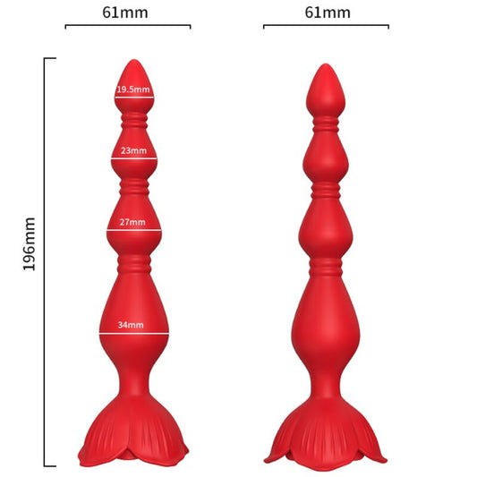 ARMONY - ROSA VIBRATOR PAGODA & RÖD ANALPLUGG