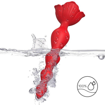 ARMONY - ROSA VIBRATOR PAGODA & RÖD ANALPLUGG