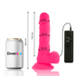 DIVERSIA - FLEXIBEL VIBRERANDE DILDO ROSA 20,5 CM -O- 4,2 CM
