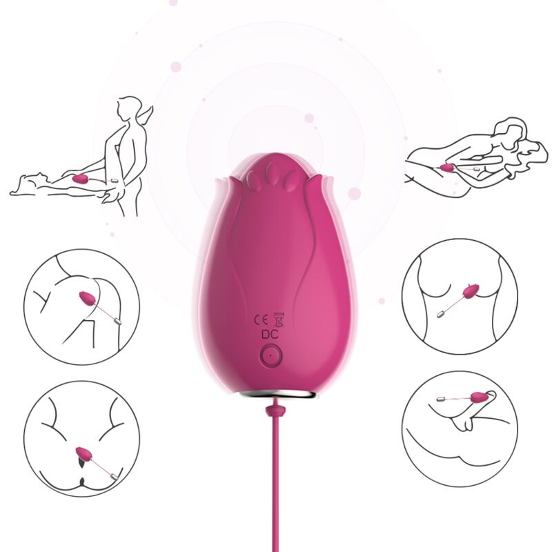 ARMONY - MANDALA ÄGGVIBRATOR G-PUNKT FJÄRRKONTROLL FUCHSIA