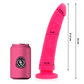 DELTA CLUB - LEKSAKER ROSA DILDO MEDICINSK SILIKON 23 CM -O- 4,5 CM