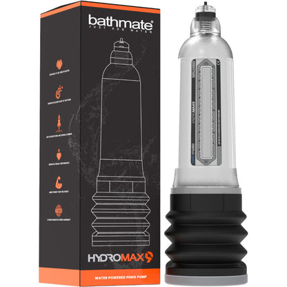 BATHMATE - HYDROMAX 9 TRANSPARENT PENIS INCREASE PUMP - Kink&Play