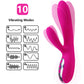 ARMONY - FLEXIBEL VIBRATOR &amp; STIMULATOR MED FUCHSIA VÄRMEEFFEKT