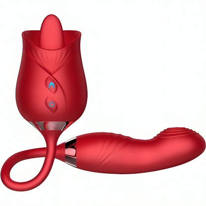 ARMONY - DELIGHT BLOMFORMAD VIBRATOR MED TUNGA OCH BUMP-FUNKTION