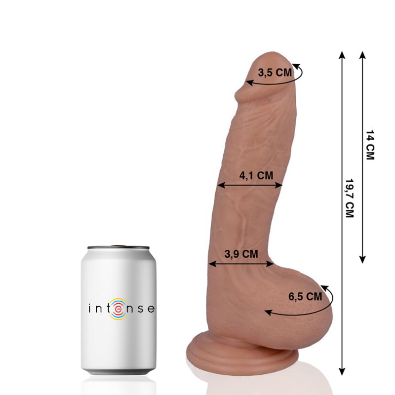 MR INTENSE - 17 REALISTIC COCK 19.7 CM -O- 4.1 CM - Kink&Play