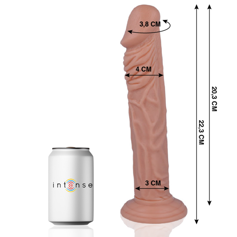 MR INTENSE - 27 REALISTIC COCK 22.3 CM -O- 4 CM - Kink&Play