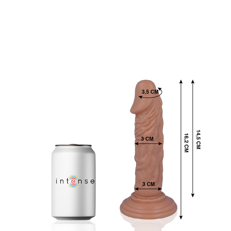MR INTENSE - 3 REALISTISKA PENISAR 16,2 CM -O- 3 CM