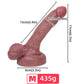 ARMONY - REALISTISK FLYTANDE SILIKONDILDO 15 CM