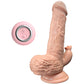 ARMONY - REALISTISK VIBRATOR &amp; STÖKANDE DILDO MED TUNGSTIMULATOR 19 CM