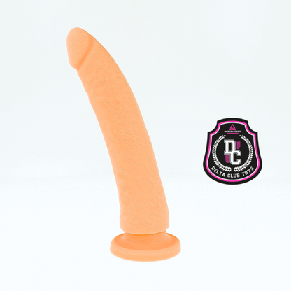 DELTA CLUB - LEKSAKER NATURLIG DILDO MEDICINSK SILIKON 20 CM -O- 4 CM