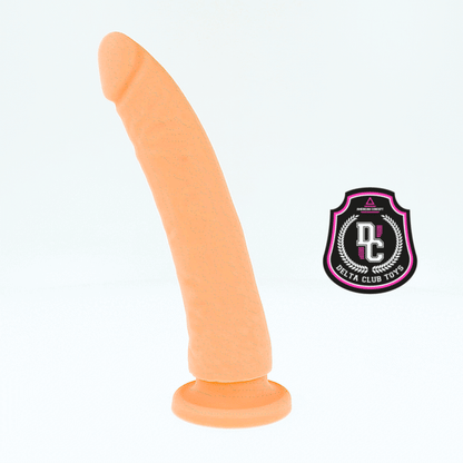 DELTA CLUB - LEKSAKER NATURLIG DILDO MEDICINSK SILIKON 23 CM -O- 4,5 CM