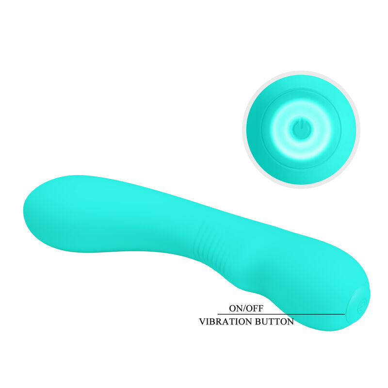 PRETTY LOVE - PRESCOTT UPPLADDNINGSBAR VIBRATOR TURKOSGRÖN