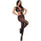 LIVCO KORSETTI FASHION - BODYSTOCKING TUBIANA SVART EN STORLEK