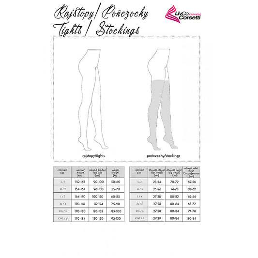 LIVCO KORSETTIMODE - GRADDIS LC XG042 STRUMPOJKOR SVART EN STORLEK