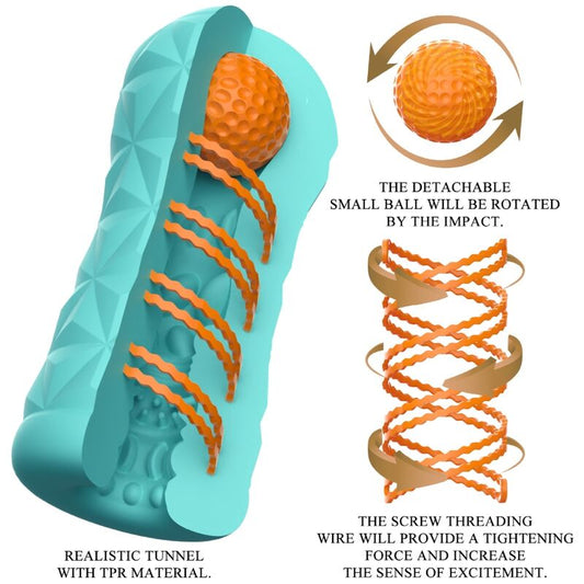 VACKER KÄRLEK - VICTORIA CASPAR MASTURBATOR AQUA GREEN