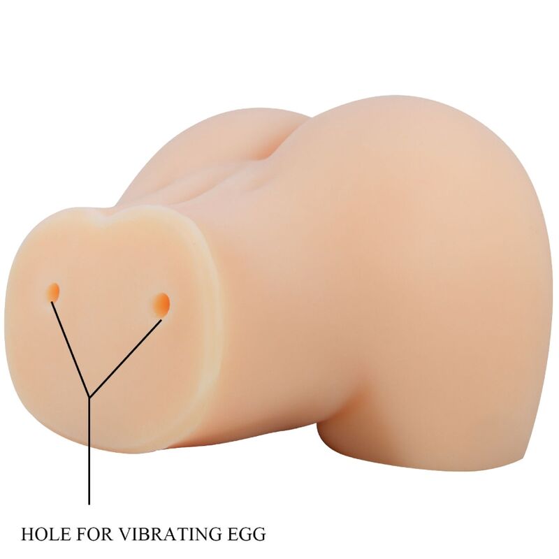 CRAZY BULL - REALISTISK VAGINA- OCH ANALVIBRATOR MILA
