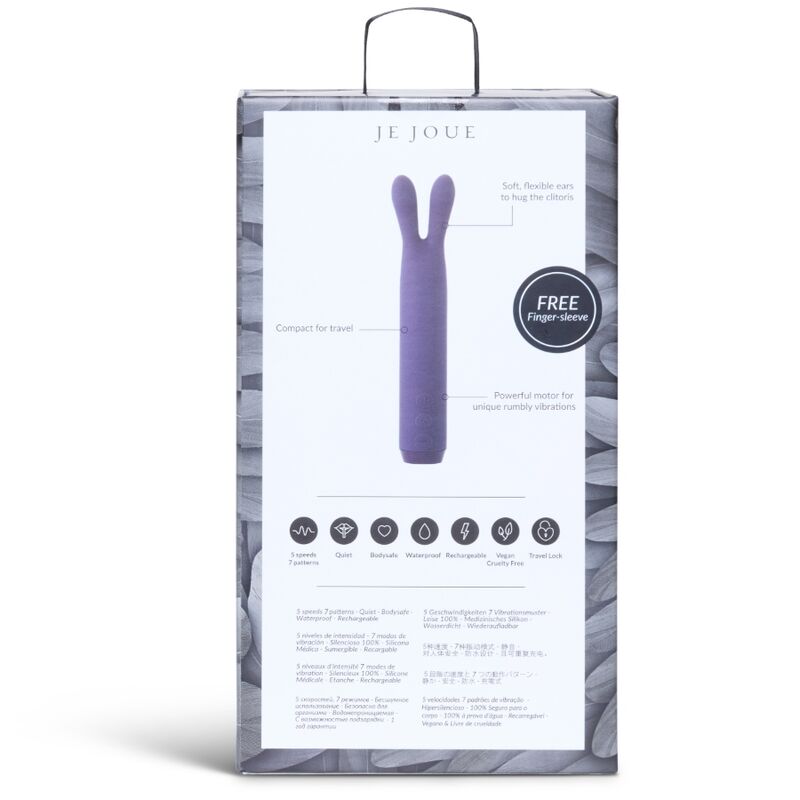 JE JOUE - VIBRATING BULLET RABBIT PURPLE - Kink&Play