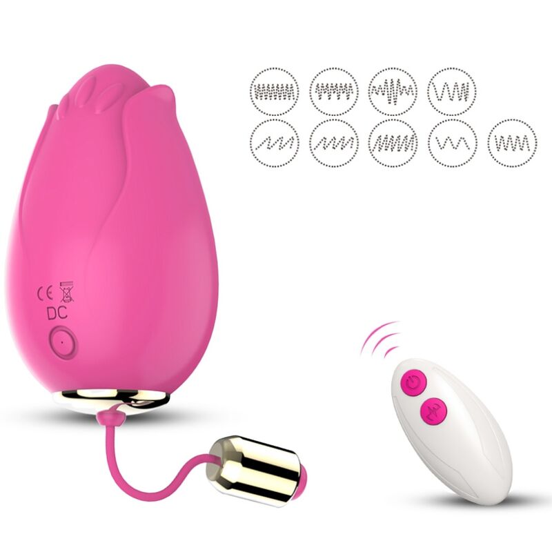 ARMONY - MANDALA ÄGGVIBRATOR G-PUNKT FJÄRRKONTROLL FUCHSIA