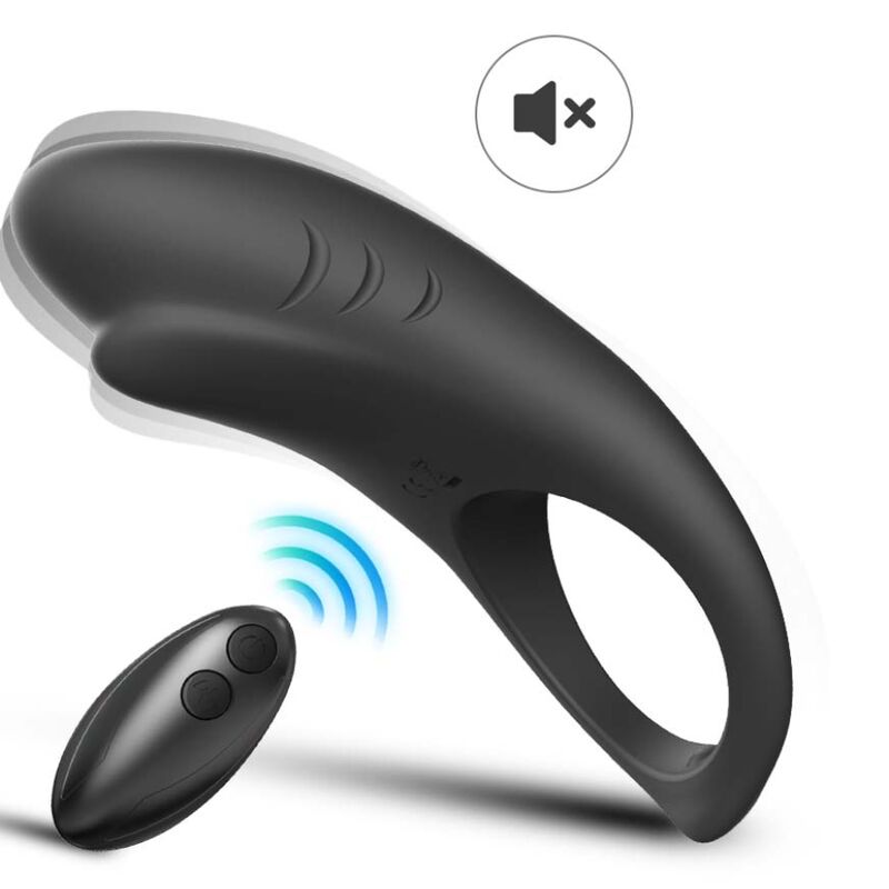 ARMONY - HAJ VIBRATORRING FÖR PAR FJÄRRKONTROLL SVART