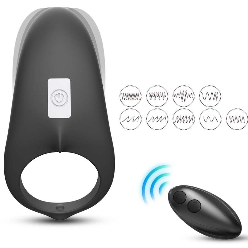 ARMONY - HAJ VIBRATORRING FÖR PAR FJÄRRKONTROLL SVART