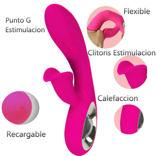 ARMONY - DARO VIBRATOR &amp; DRAGNINGSSTIMULATOR FUCHSIA