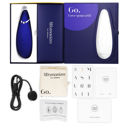 WOMANIZER - PREMIUM 2 KLITORISSTIMULATOR BLÅBÄR