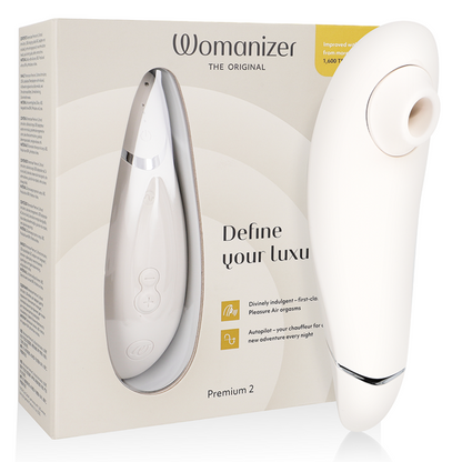 WOMANIZER - PREMIUM 2 KLITORALSTIMULATOR VARMGRÅ