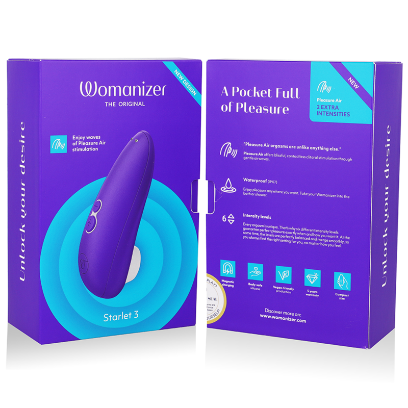 WOMANIZER - STARLET 3 KLITORALSTIMULATOR INDIGO