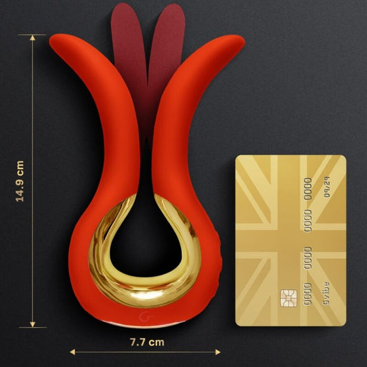 G-VIBE - GVIBE MAXI VIBRATOR MED TVÅ FLEXIBLA TOPPAR KORALL