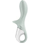 SATISFYER - AIR PUMP BOOTY 3 UPPBLÅSBAR ANALVIBRATOR GRÅGRÖN