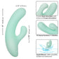 CALEXOTICS - PACIFICA FIJI VIBRATOR &amp; STIMULERINGSMASKIN G-SPOT 10 VIBRATIONER AQUA