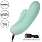 CALEXOTICS - PACIFICA FIJI VIBRATOR &amp; STIMULERINGSMASKIN G-SPOT 10 VIBRATIONER AQUA