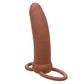 CALEXOTICS - MAXX THICK DUBBEL PENETRATOR 10 VIBRATIONER BRUN