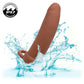 CALEXOTICS - MAXX THICK DUBBEL PENETRATOR 10 VIBRATIONER BRUN