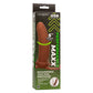 CALEXOTICS - MAXX THICK DUBBEL PENETRATOR 10 VIBRATIONER BRUN