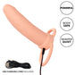 CALEXOTICS - MAXX THICK DUBBEL PENETRATOR 10 VIBRATIONER FLESH