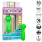 CALEXOTICS - NEON VIBES THE BUBBLY VIBE MINI MASSAGEAPPARAT 10 VIBRATIONER GRÖN
