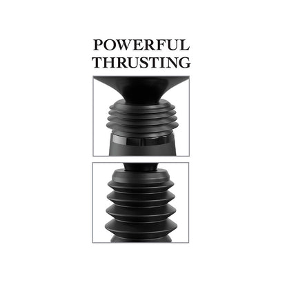 FETISH FANTASY-SERIEN - KROPPSDOCKA THRUSTER DILDO KLÄMMA MED 7 PUSH-LÄGEN SVART