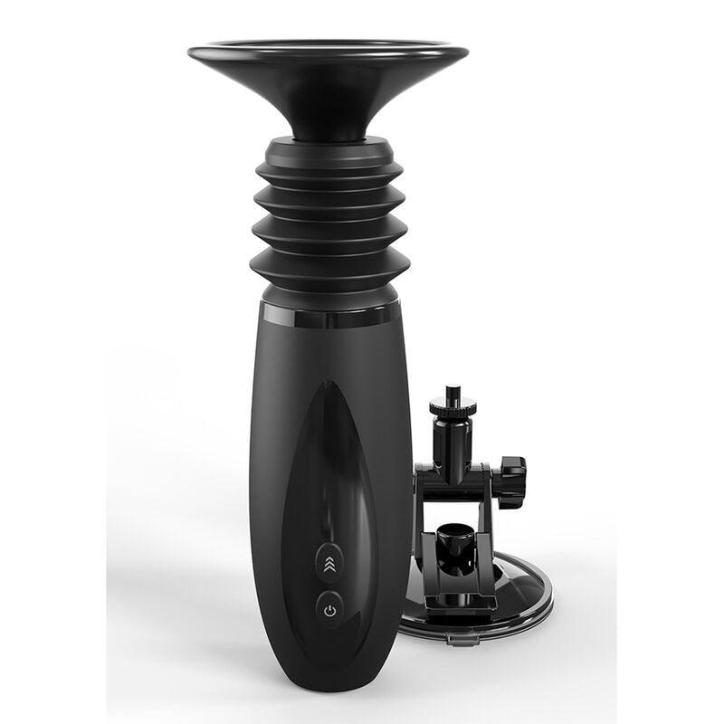 FETISH FANTASY-SERIEN - KROPPSDOCKA THRUSTER DILDO KLÄMMA MED 7 PUSH-LÄGEN SVART