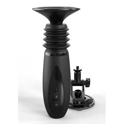 FETISH FANTASY-SERIEN - KROPPSDOCKA THRUSTER DILDO KLÄMMA MED 7 PUSH-LÄGEN SVART