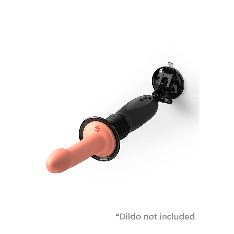 FETISH FANTASY-SERIEN - KROPPSDOCKA THRUSTER DILDO KLÄMMA MED 7 PUSH-LÄGEN SVART