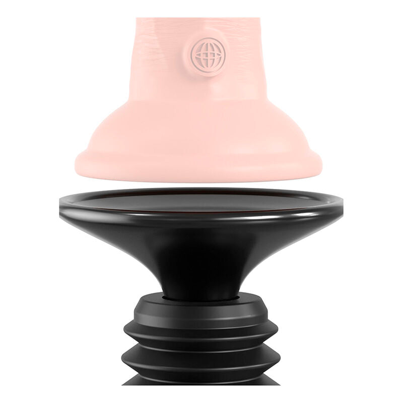 FETISH FANTASY-SERIEN - KROPPSDOCKA THRUSTER DILDO KLÄMMA MED 7 PUSH-LÄGEN SVART