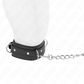 KINK - HALSBAND MED KOPPEL 65 CM 3 RINGAR MODELL 1 JUSTERBAR 38-49 CM X 5 CM
